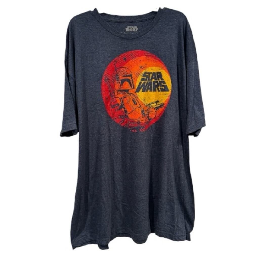 Star Wars Seven Times Six Boba Fett Short Sleeve Graphic Tee NWOT 3XL